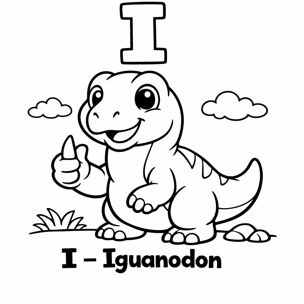 I is for Iguanodon