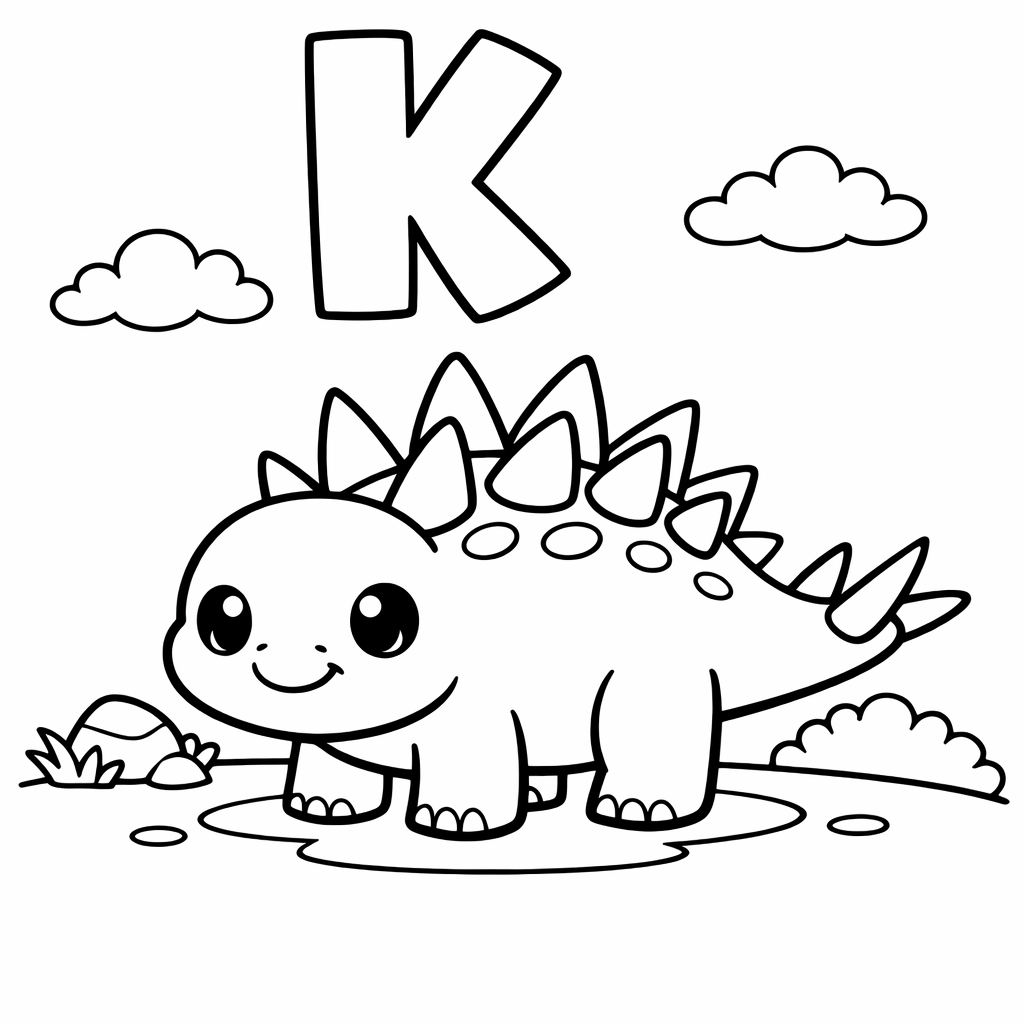 K is for Kentrosaurus