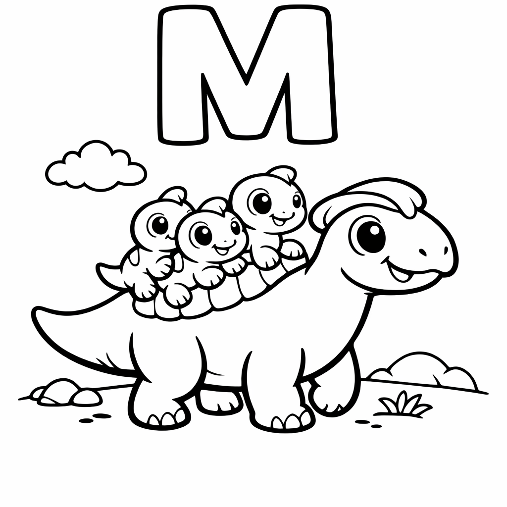 M is for Maiasaura