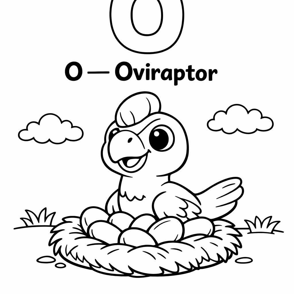 O is for Oviraptor