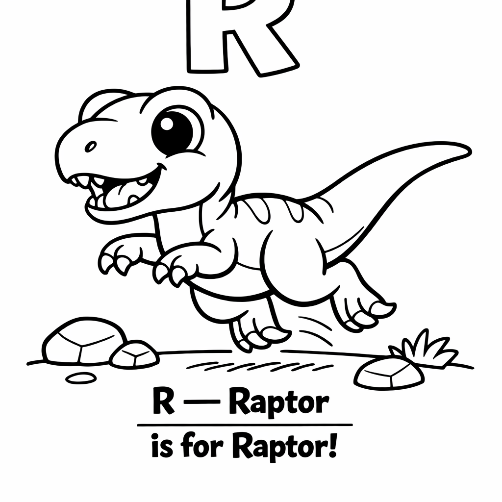 R is for Velociraptor