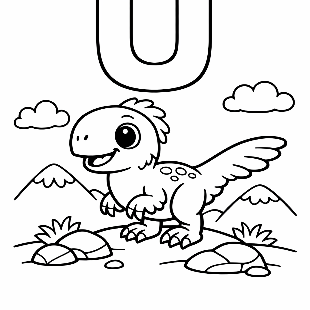 U is for Utahraptor