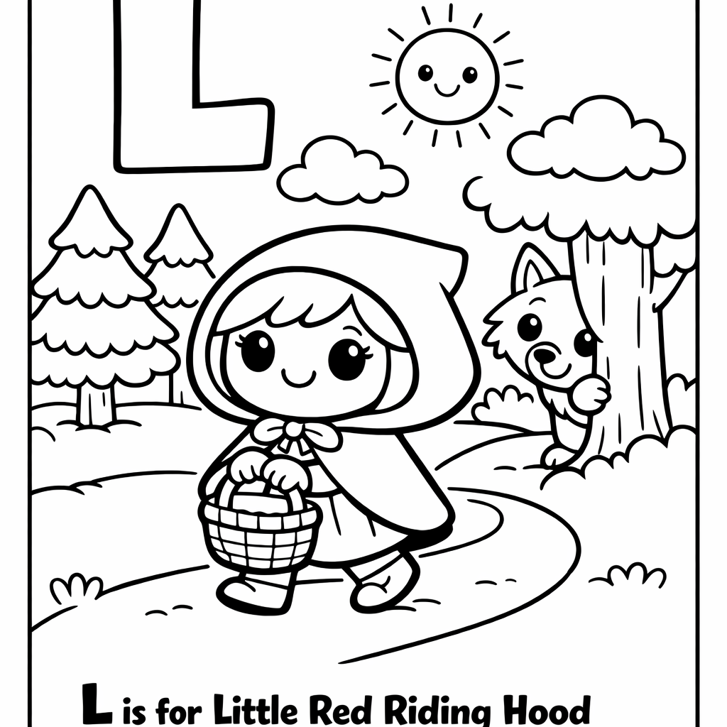 L is for Little Red Riding Hood