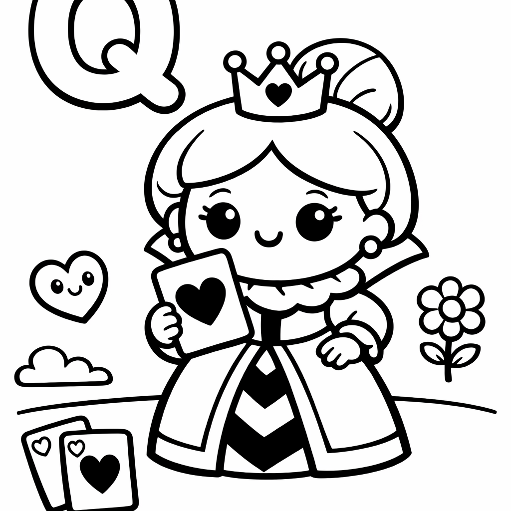 Q is for Queen of Hearts
