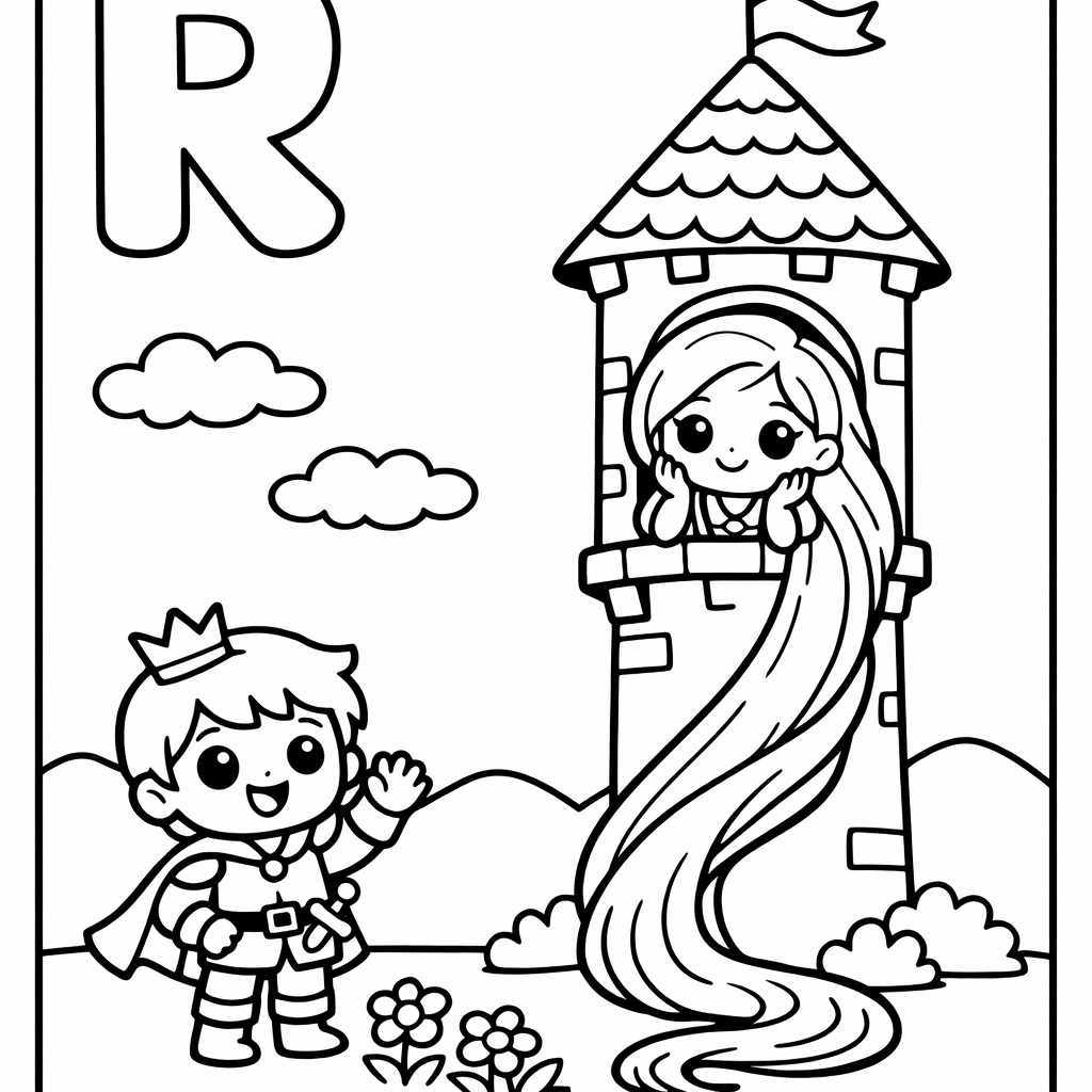 R is for Rapunzel