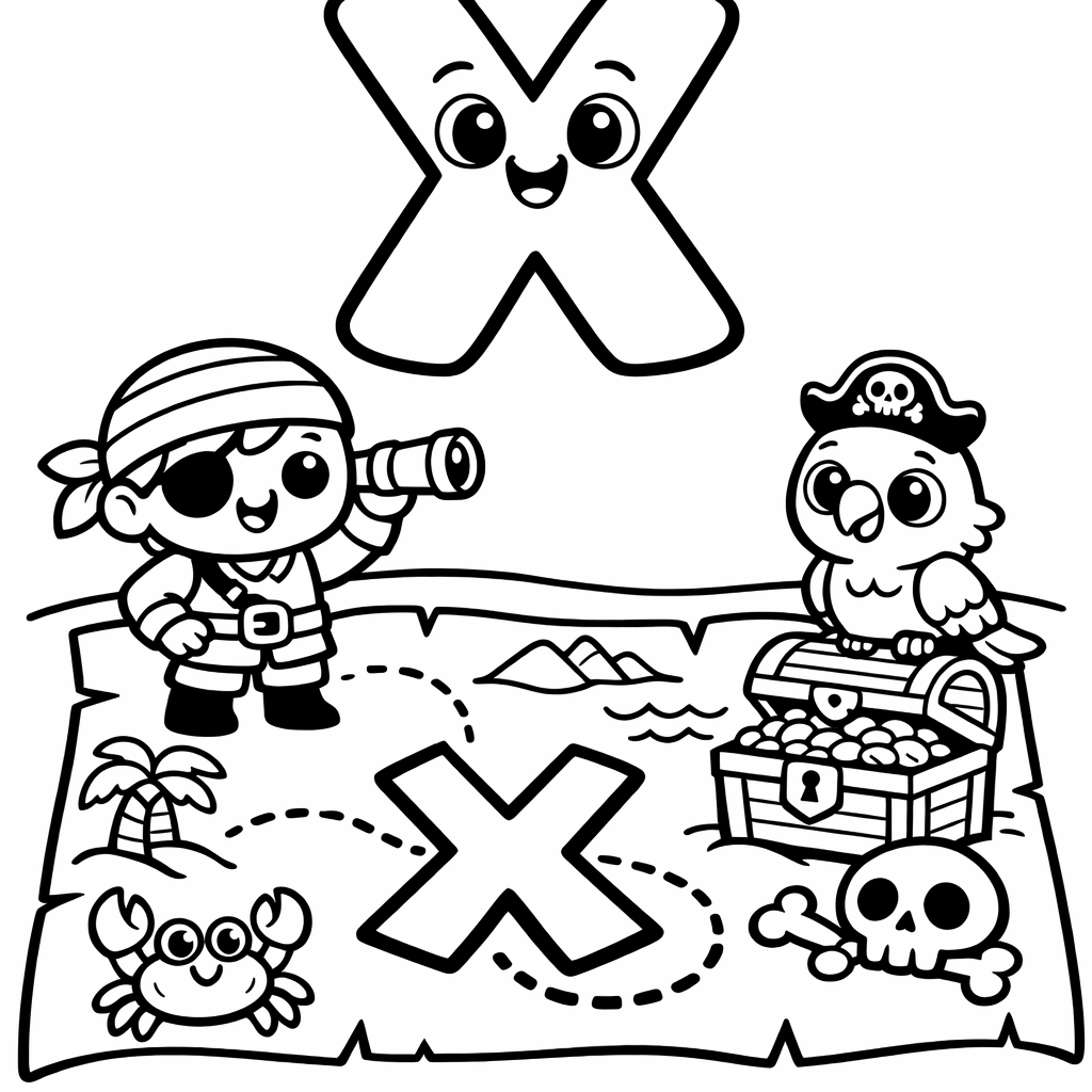 X is for X Marks the Spot