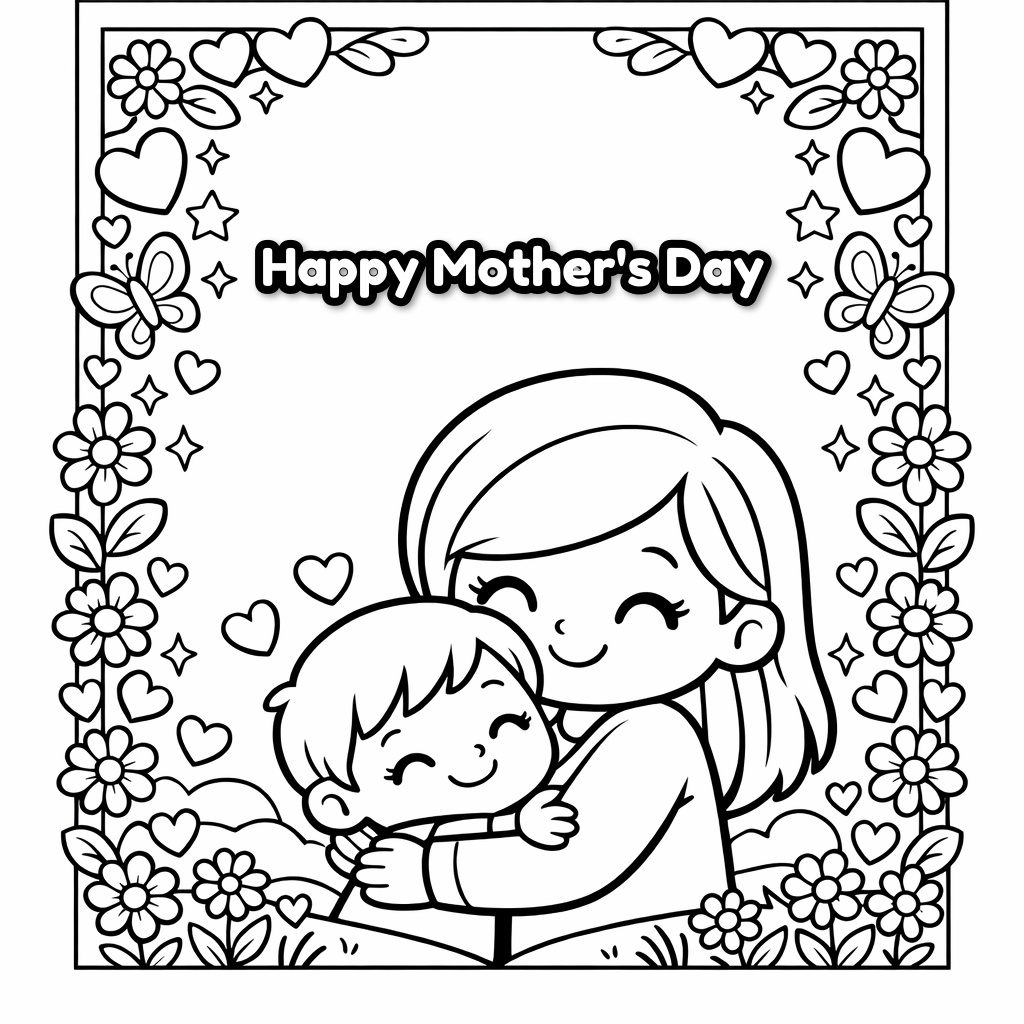 Spring coloring pack cover