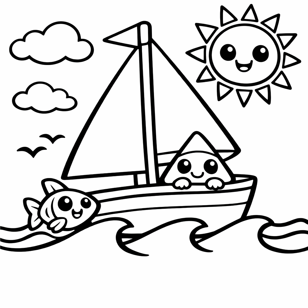 Ocean Life Shapes preview 2