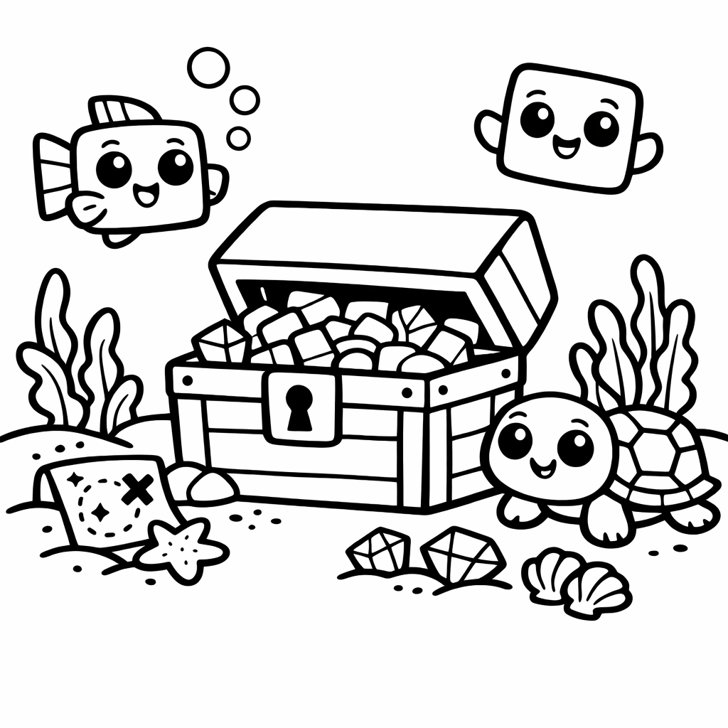 Ocean Life Shapes preview 4