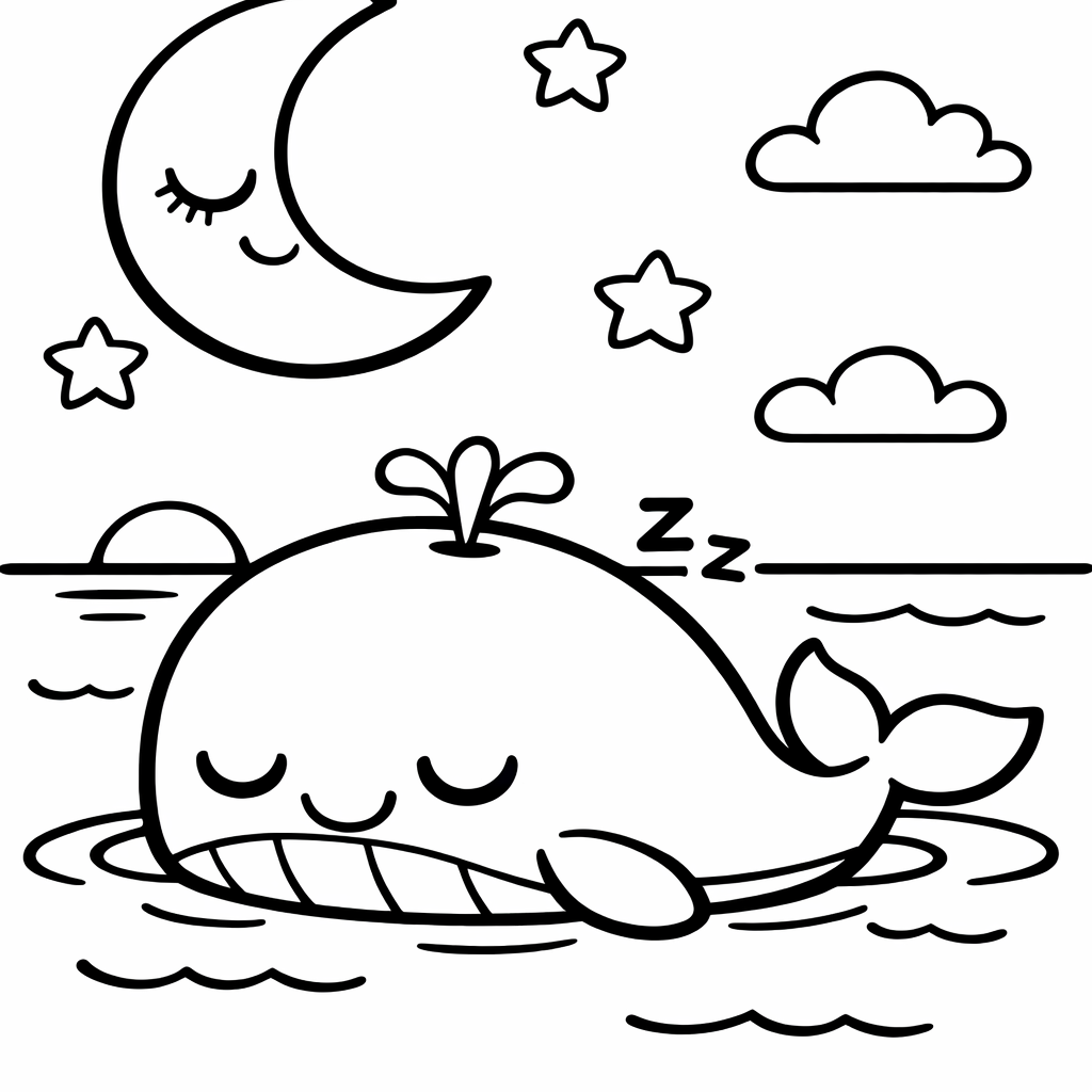 Crescent Moon Whale