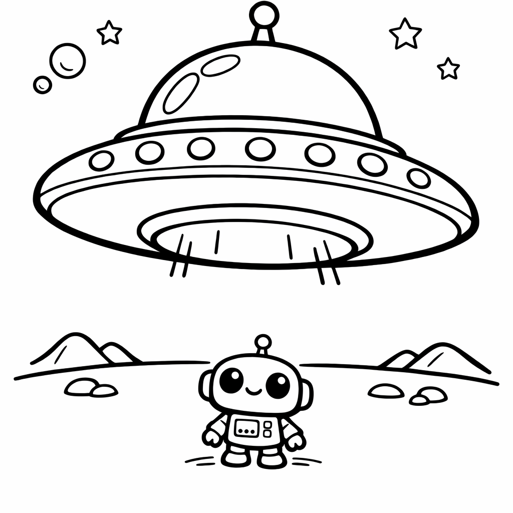 Big UFO, Small Robot