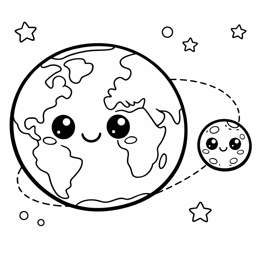 Big Earth, Small Moon