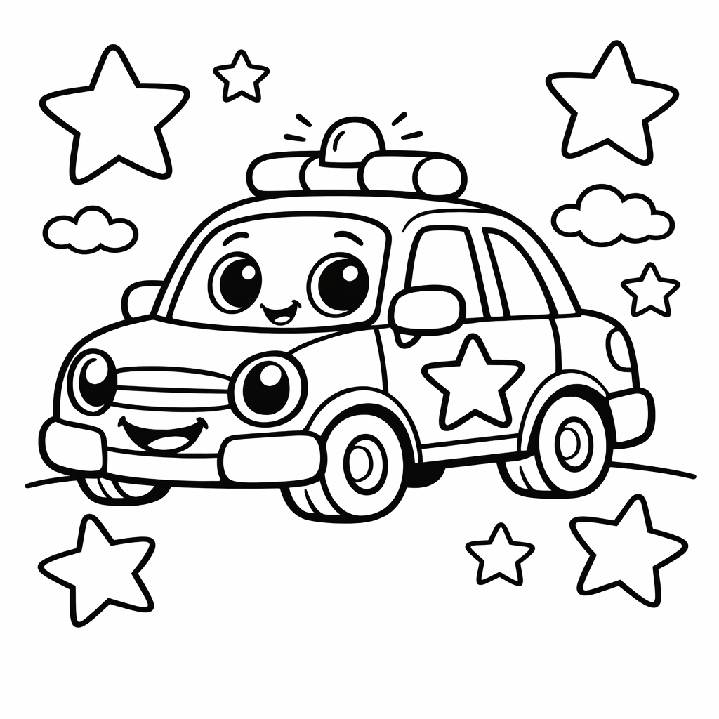 Star Police Car