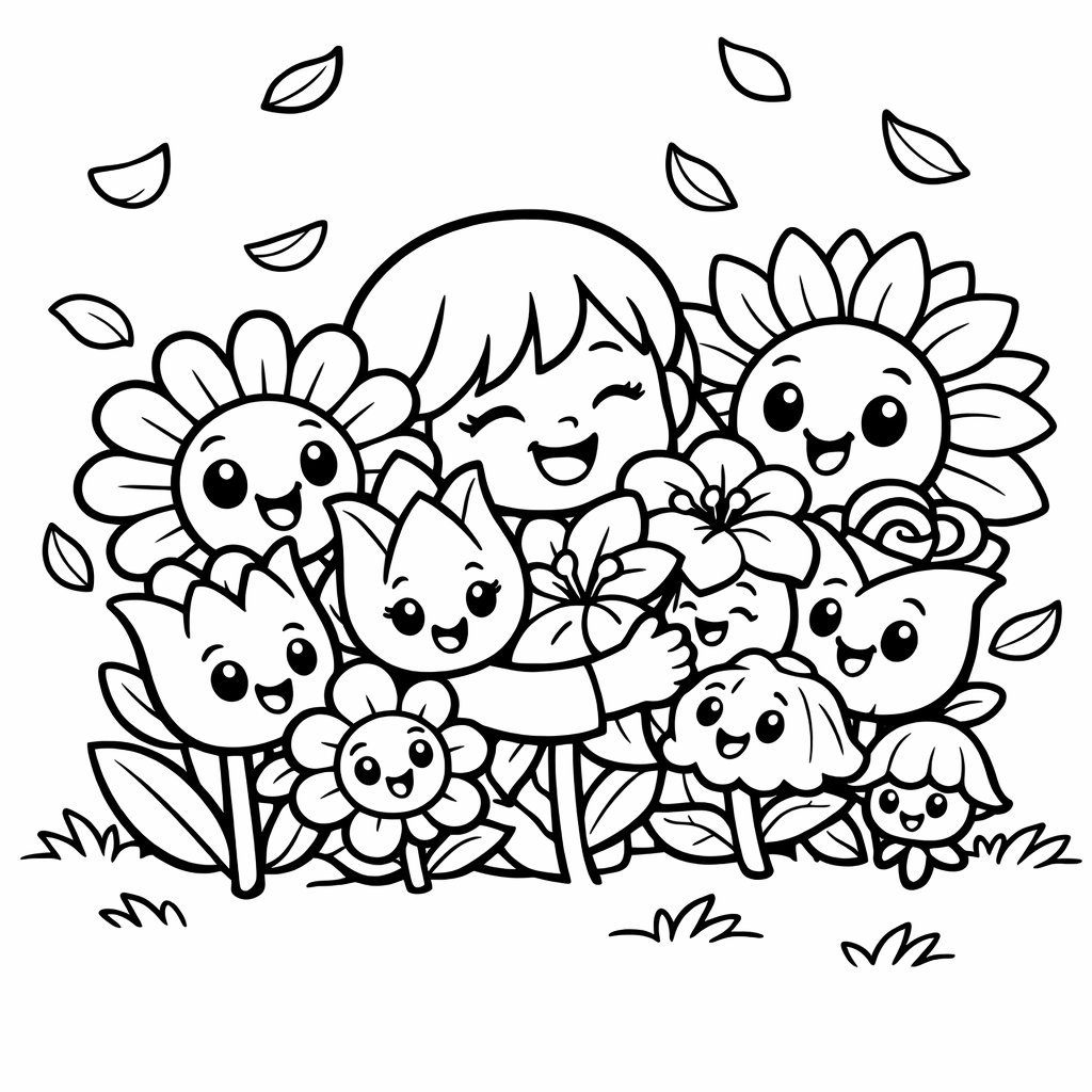 A Flowery Group Hug