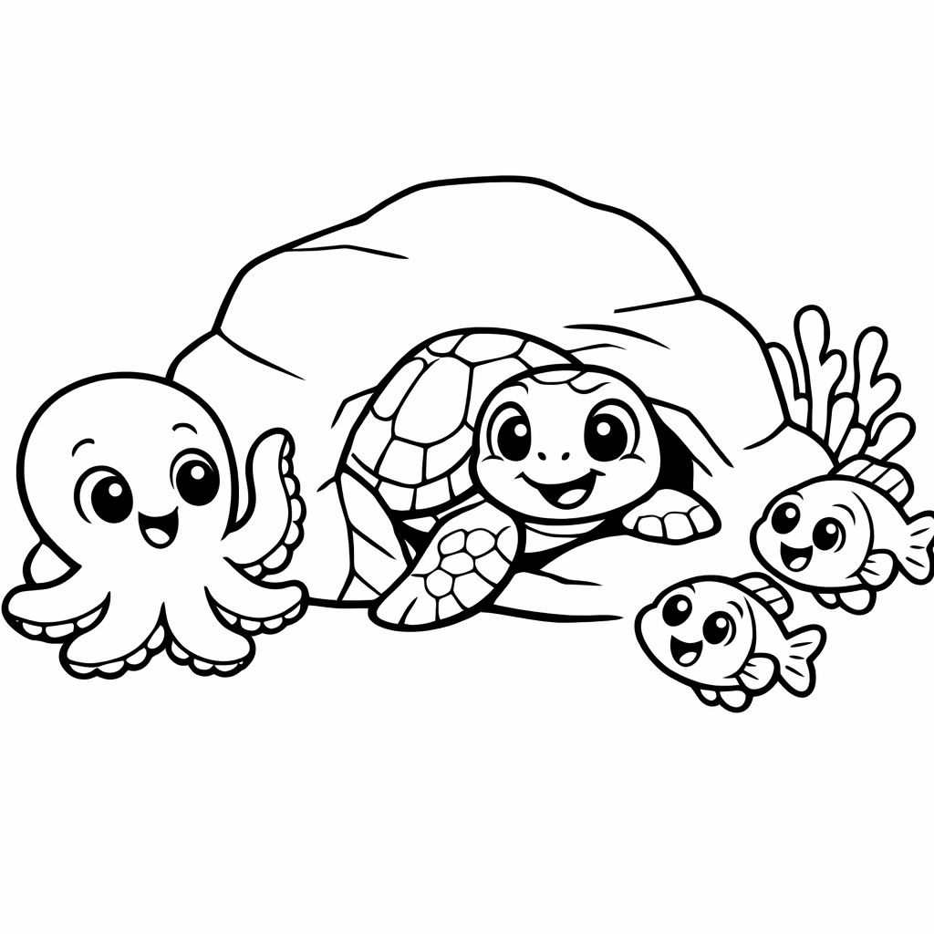 Underwater Adventure with a Friendly Octopus preview 4