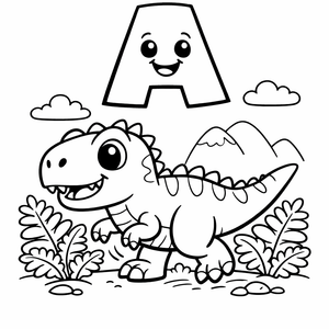 Dinosaur Alphabet preview 1