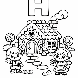 H is for Hansel and Gretel