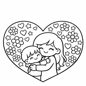 Mother's Day Coloring Pack preview 1