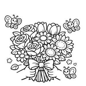 Mother's Day Coloring Pack preview 2