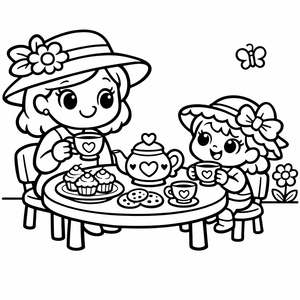 Tea Party with Mom