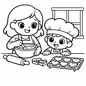 Baking with Mom