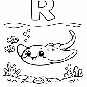 R is for a Ray gliding gracefully throu