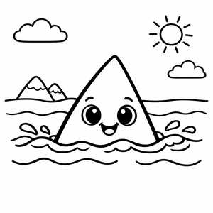 Ocean Life Shapes preview 2