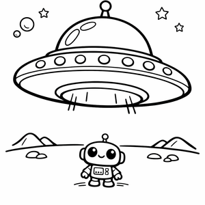 Big UFO, Small Robot