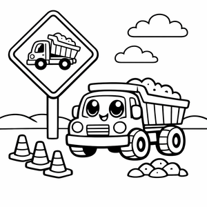 Diamond Road Sign