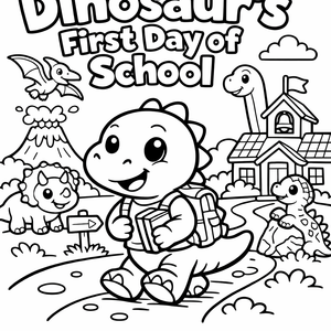 Dinosaur's First Day of School cover