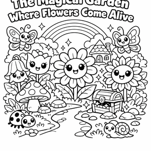 The Magical Garden Where Flowers Come Alive cover
