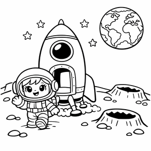 Space Explorer Visits the Moon preview 4
